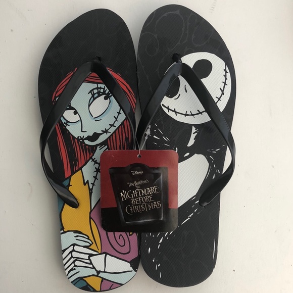 nightmare before christmas flip flops